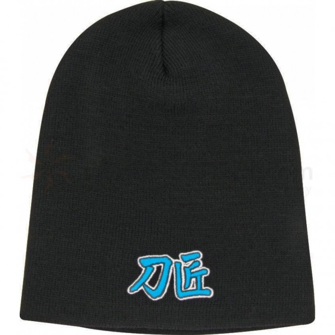 Шапка черная с иероглифом COLD STEEL KNIT BEANIE HAT CS_94HCSKBB