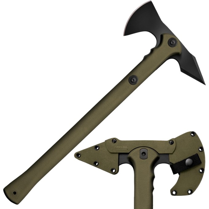 Топор COLD STEEL TRENCH HAWK OD GREEN CS_90PTHG