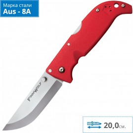 Нож COLD STEEL FINN WOLF RED CS_20NPRDZ Нож COLD STEEL FINN WOLF RED CS_20NPRDZ
