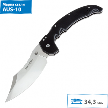 Нож COLD STEEL MAYHEM FL-60DPLM