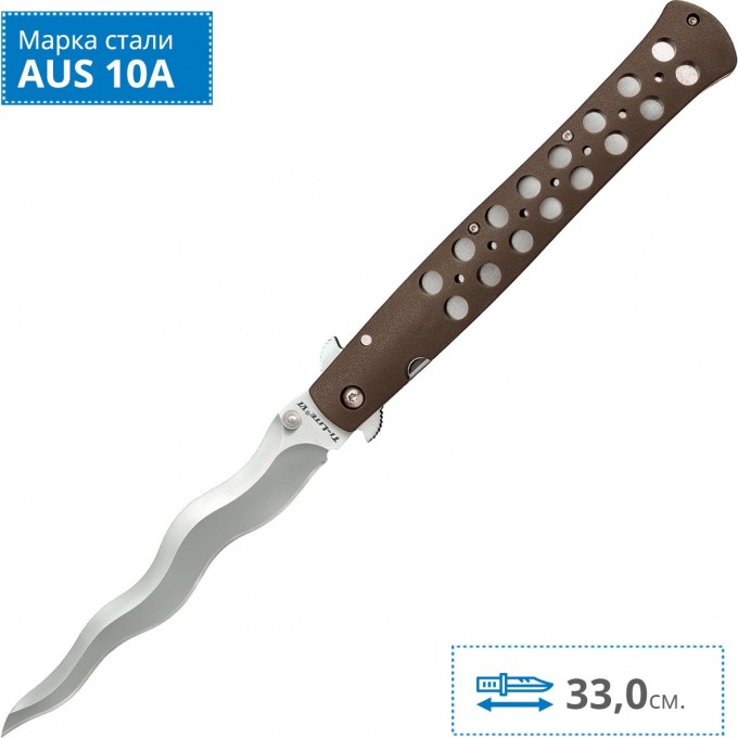 Нож COLD STEEL TI-LITE 6 KRIS BLADE 26SXK6 CS_26SXK6
