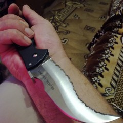 Складной нож COLD STEEL BLACK TALON II 22BS